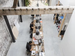 Atelier Loft à Roubaix - loft-industriel-vue-en-plongée - Maison Touro
