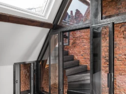 Rénover une maison dans le Vieux-Lille - escalier-terrasse - Maison Touro